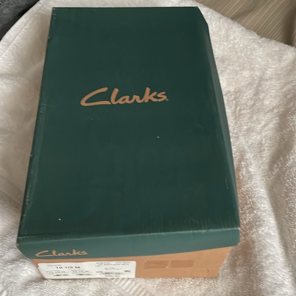 Clarks Wallace Suede Leather Tan Oxford Shoes - NEW - Picture 10 of 10